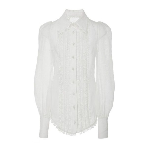 Zimmermann Cream Doley Blouse NWT Size S/1 - Picture 4 of 6